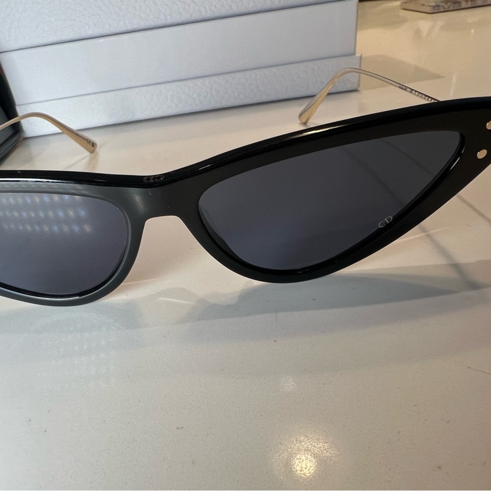 Missdior B4u Cat-Eye Acetate And Gold-Tone Sunglasses